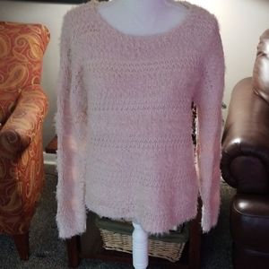 Light pink long sleeve sweater